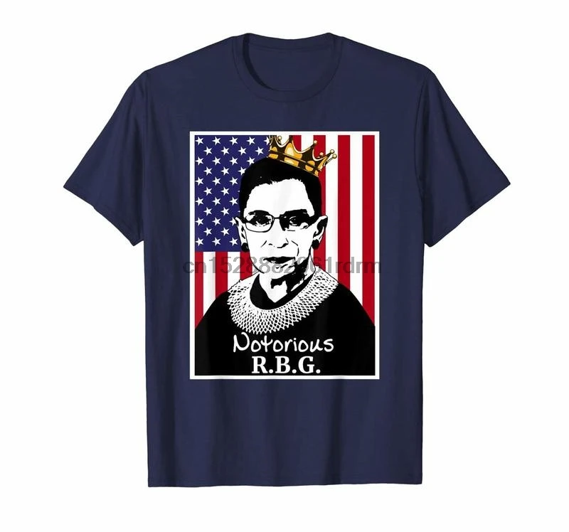 Одежда Notorious RBG Supremes американский флаг футболка 9234|Мужские футболки| |