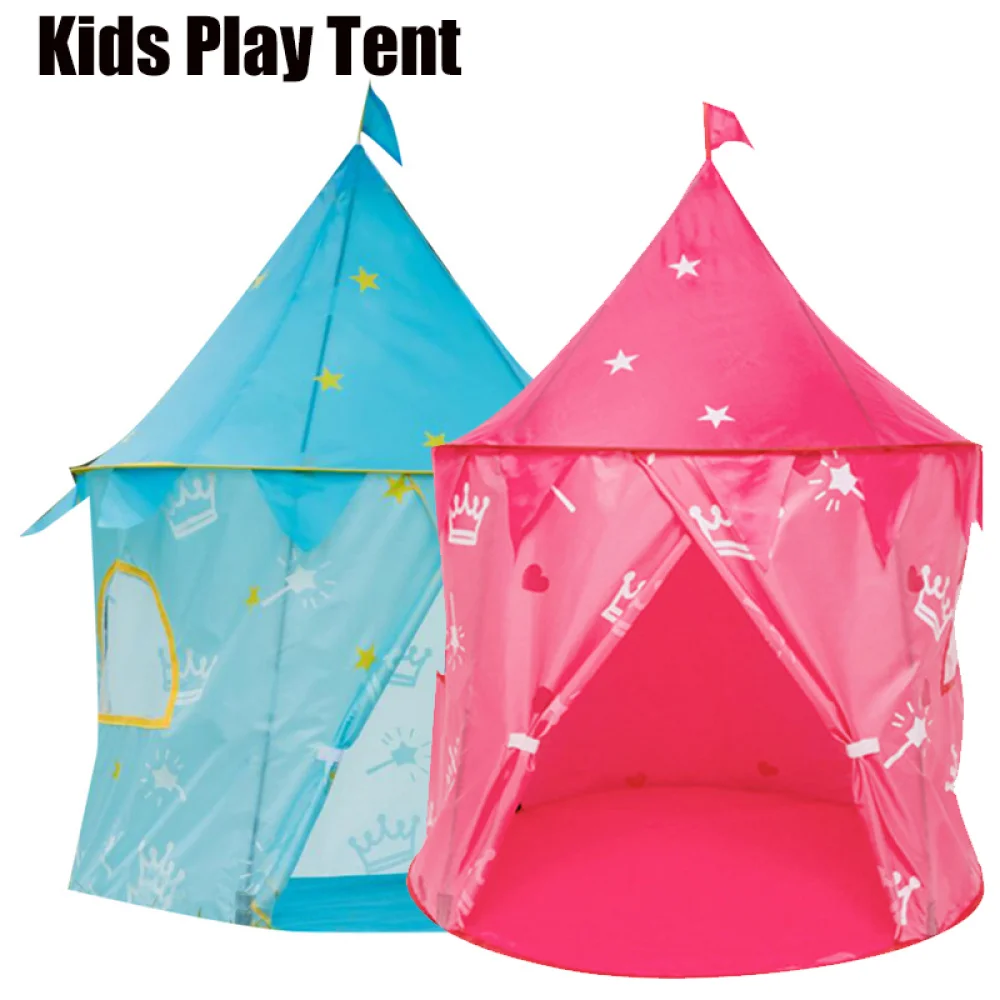 

Kids Tent Portable Game House Children Tent Castle Tent for Indoor Outdoor Fun