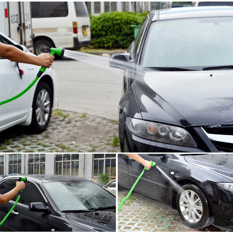 Водяной пистолет высокого давления растягивающийся гибкий садовый