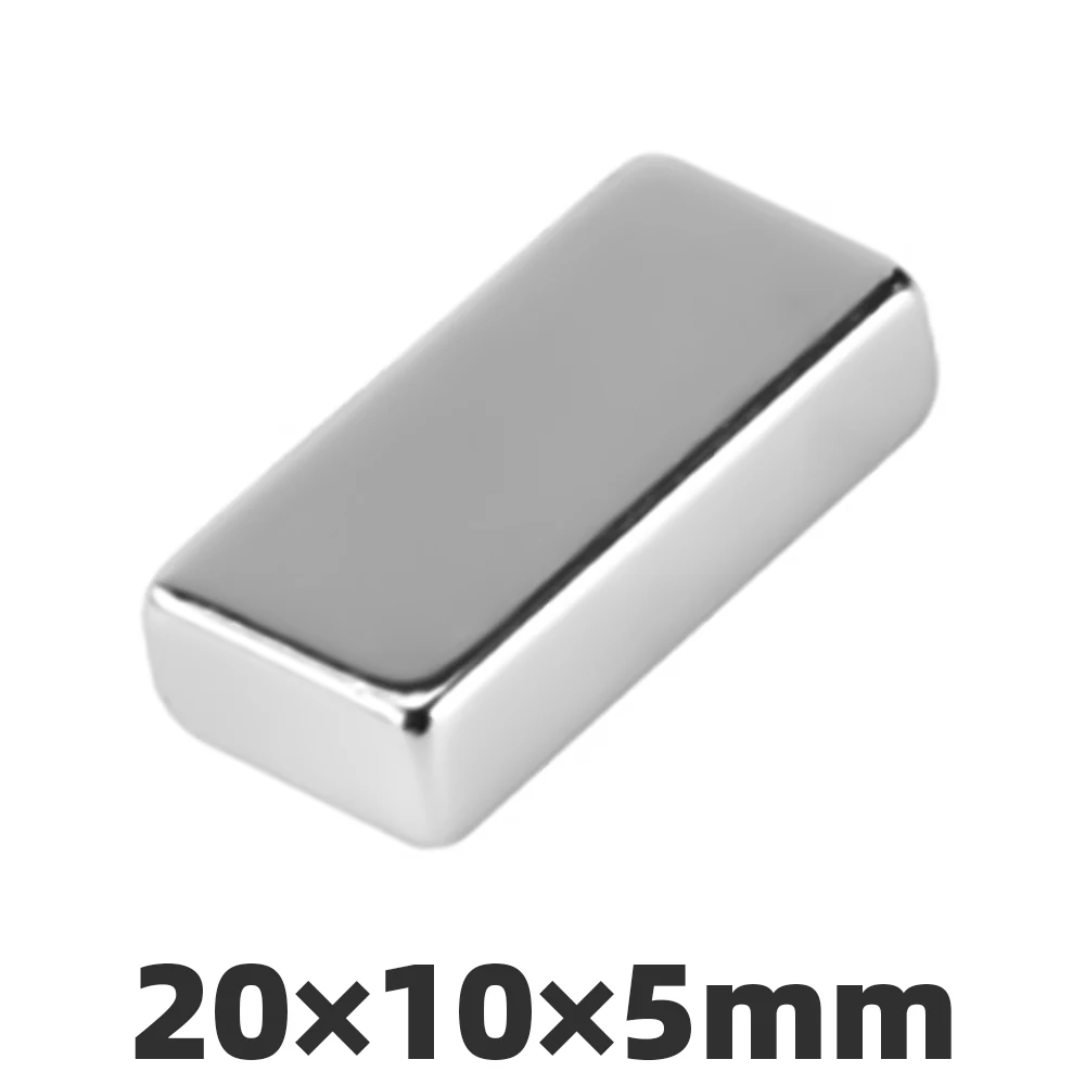 AI DIY 5/10/20 pcs 20x10x5mm strong block neodymium magnets N35 permanent Super powerful rare earth magnets 20* 10* 5mm