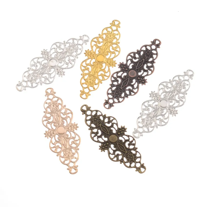 Розничная продажа 10 шт. фоторазъемы бронзового цвета Металлические ремесла