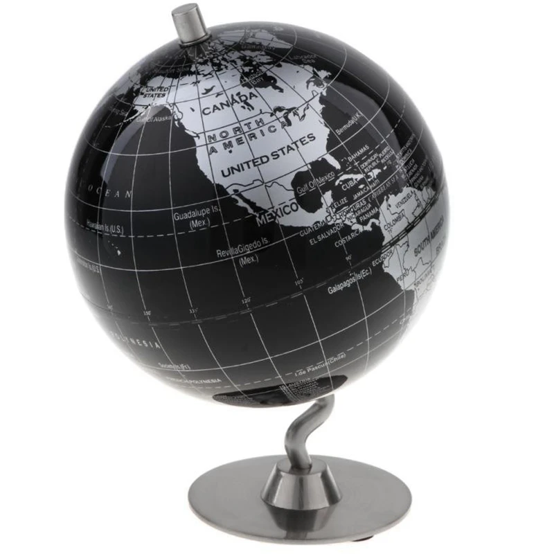 Диаметр 14 см Geografia Globo Do Mapa Mundi земной шар Винтажные Украшения металлическая