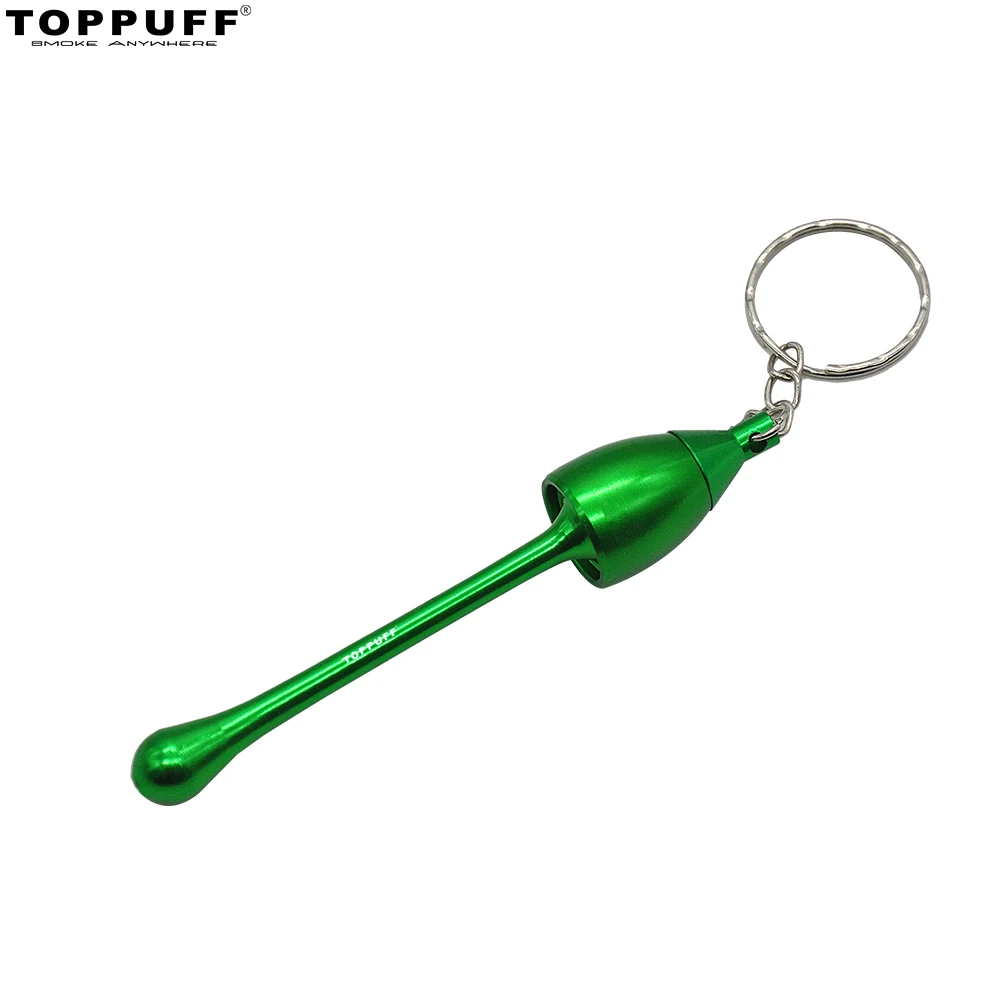 Красочные грибы курительная труба металлическая с кольцом для ключей переносная