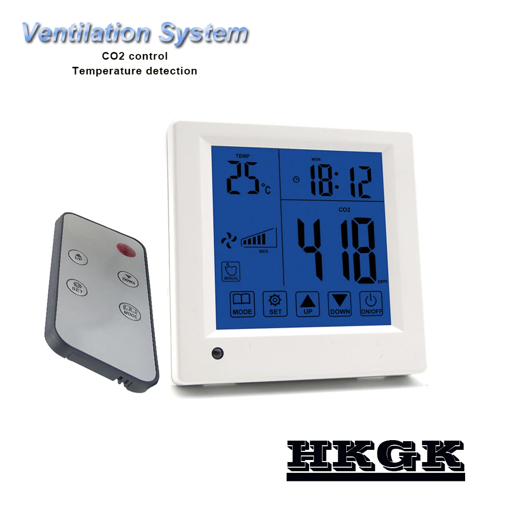 Температура, визуализация темпа и температуры CO2 350-1500ppm di regolazione per il Control Remoto