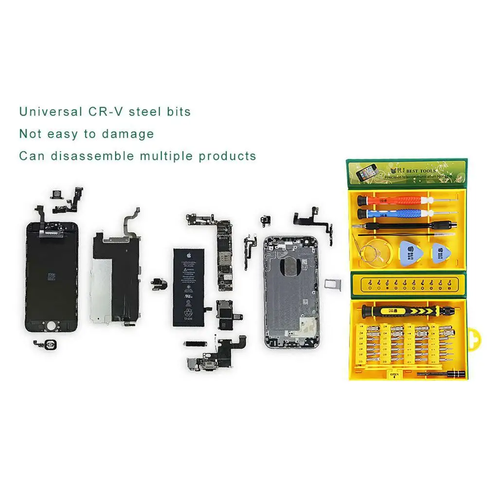 Набор прецизионных многофункциональных отверток 38 в 1 набор инструментов для