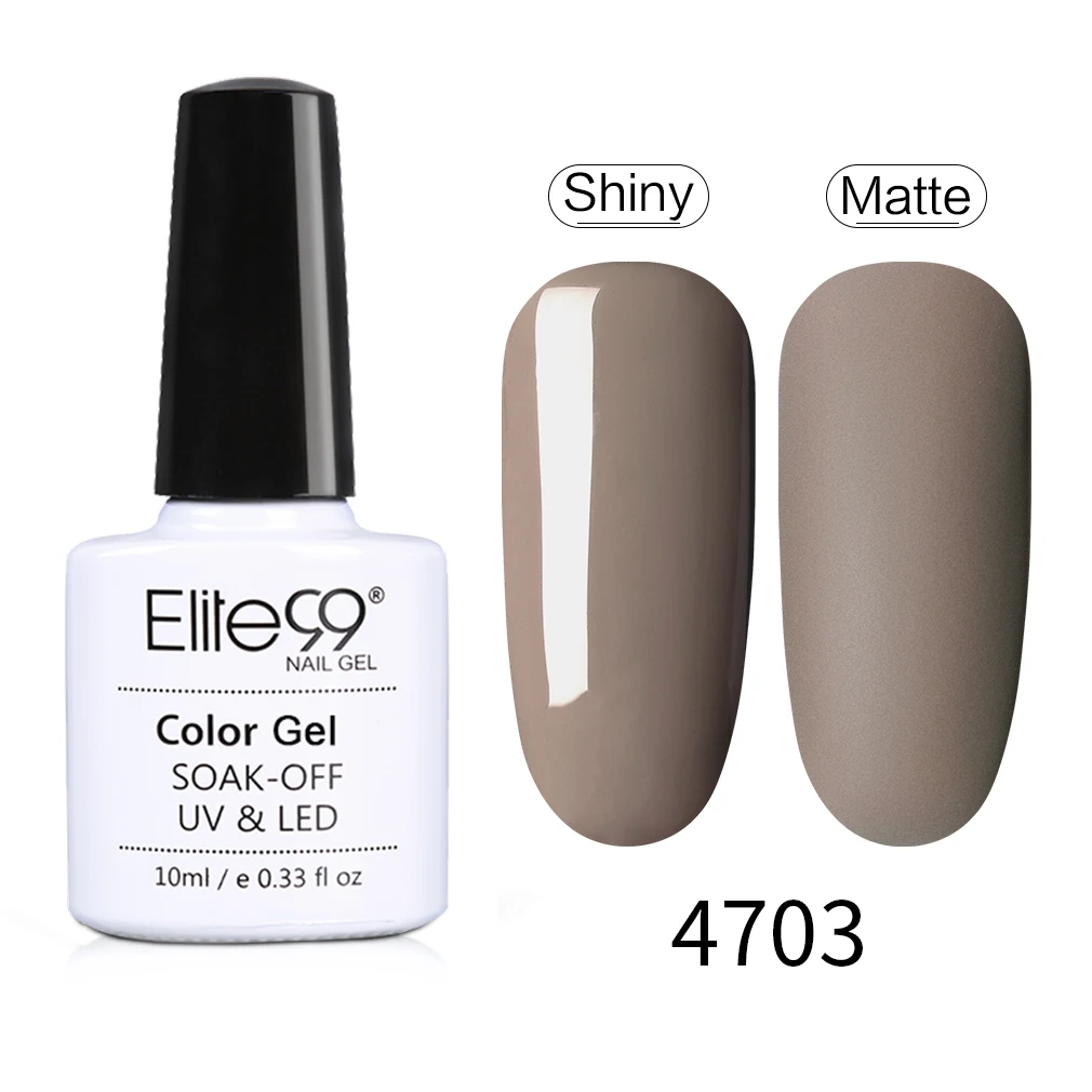 Elite99 нейл-арта макиато УФ-гель для ногтей удаляющийся замачиванием матовый лак