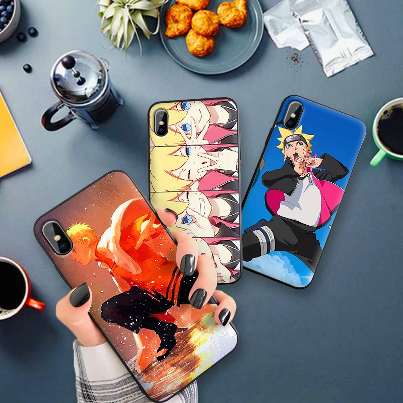 Боруто Мягкий силиконовый чехол для телефона Samsung Galaxy S8 S9 S10 Plus NOTE 8 9 M10 M20 M30 S7 край