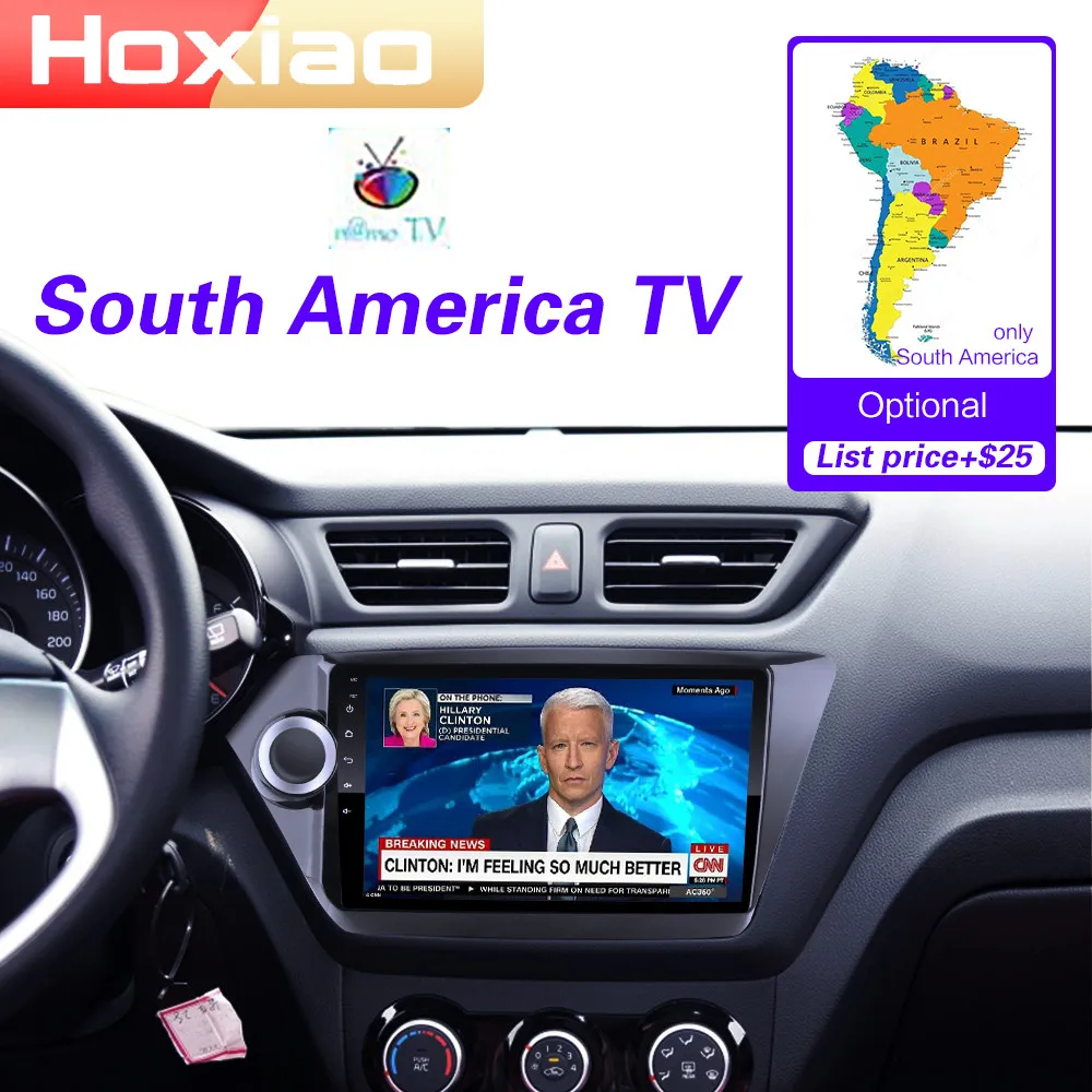 Автомобильный мультимедийный плеер 2din с радио Android 8 1 ПЗУ 64 ГБ gps-навигацией Wi-Fi