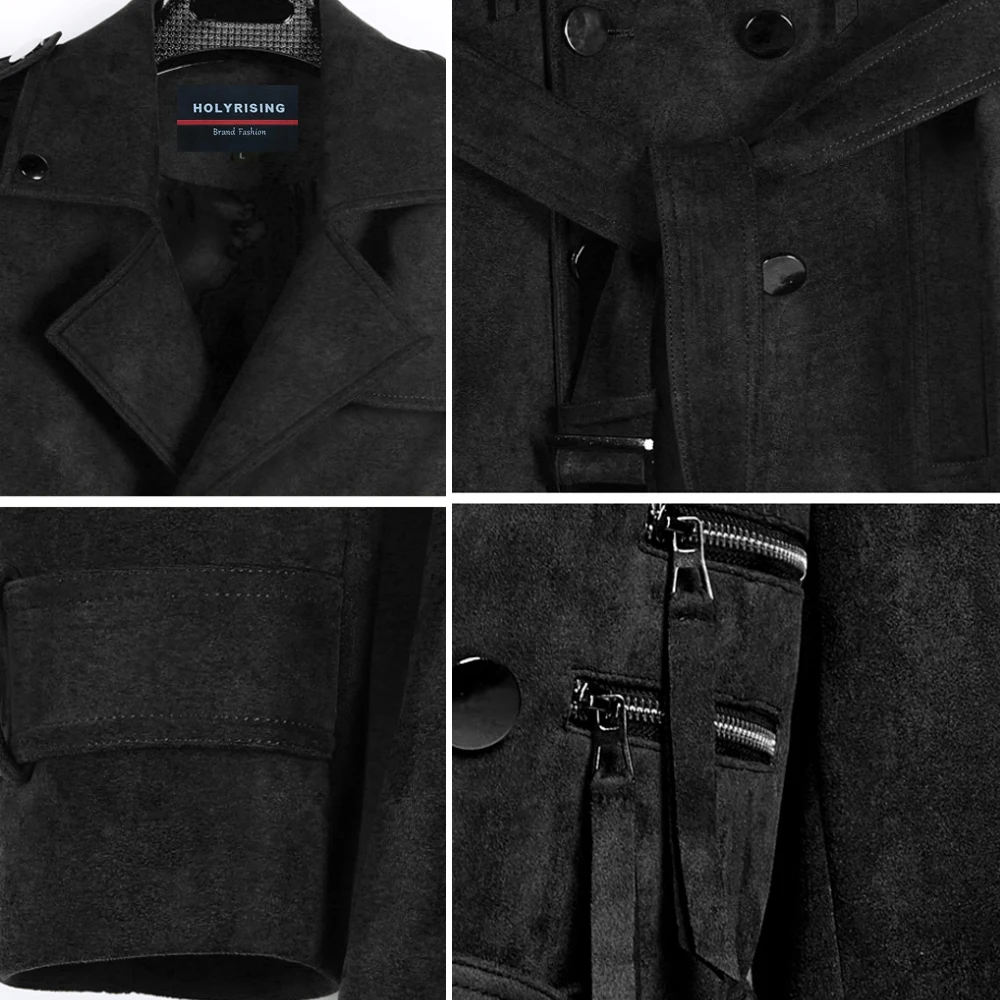 

suede trench jacket Fashion men coat winter slim fit classic long coat England double-breasted S-7XL #29225