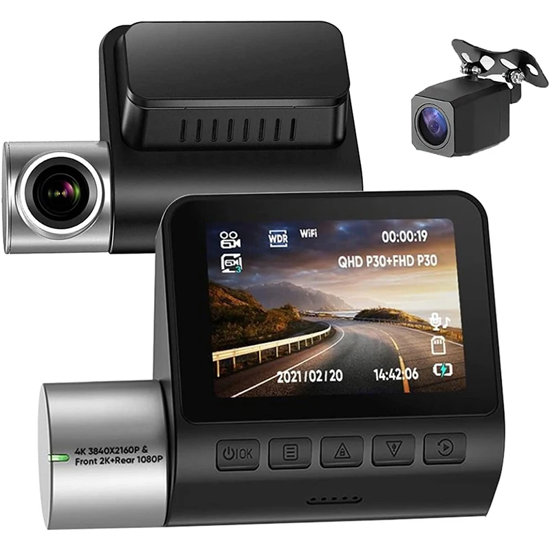 

Автомобильная видеокамера с креплением на приборную панель s 2K 4K HD видеорегистратор с ночным видением видеорегистратор задний видеорегист...