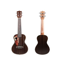 music ukulele soprano travel bass kit black set small guitar wood profesional accessories fish perform guitarra sports zz50yl