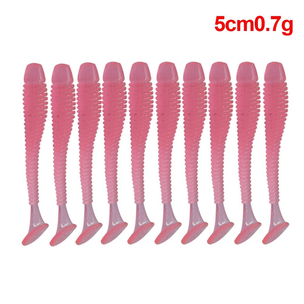 5 см 0 7 г рыболовные приманки водоемов один хвост бас прогулочная сома личинки