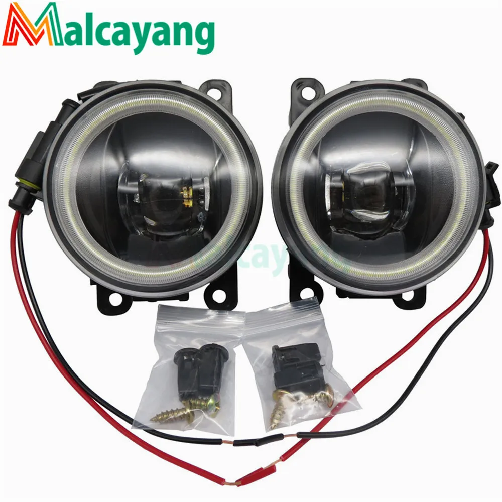 Светодиодные передние противотуманные фары автостайлинг круглые для бампера