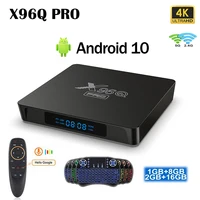 X96Q pro Android 10.0 интеллектуальная IP - телевизионная коробка Allwinner H313 IV ядра 2G 16G ROM 2.4g и 5G wifi 4K высокотехнологичная телевизионная капсула Android PK X96Q ...