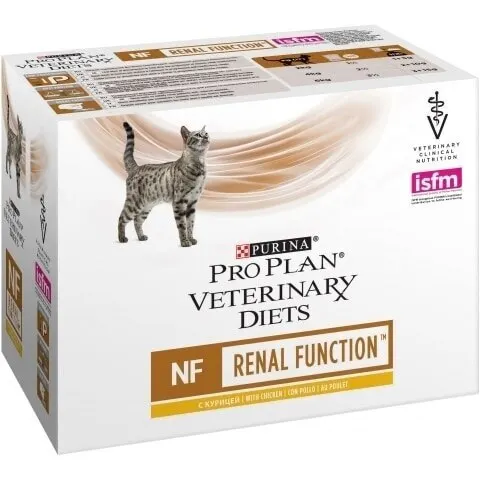 Pro Plan Veterinary Diets NF Renal Function влажный корм для кошек при патологии почек (кусочки в