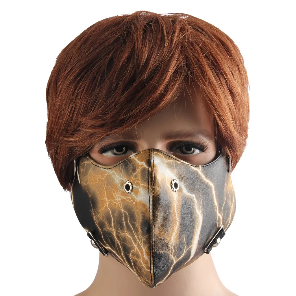 Маска унисекс уличная Дышащая печать ветрозащитная Пылезащитная мотоциклетная