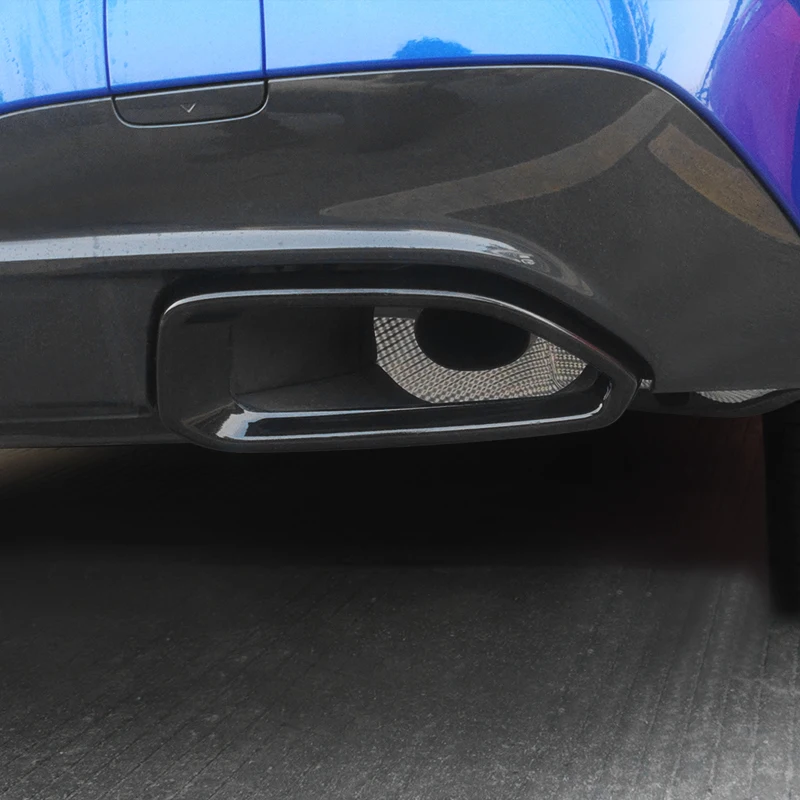 

Double Out Car Exhaust Muffler Pipe Cover Sticker for 2019-2021 X5 X7 G05 G07 Tail Throat Accessories for M Sports Version