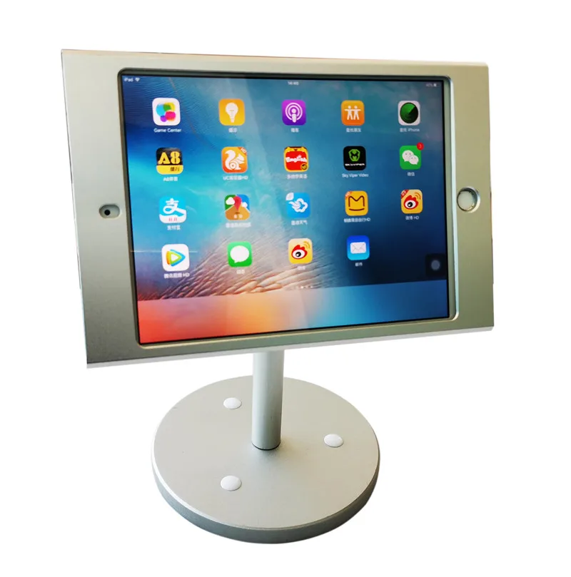Для мини iPad Настольный держатель безопасности с безопасной металлической