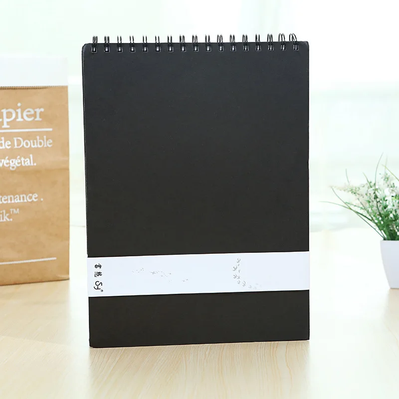 Черная крышка цветной карандаш в книжной графике Книга Альбом для зарисовок