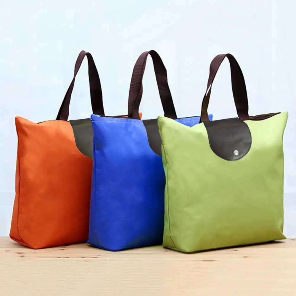 

Portable Folding Large Capacity Shopping Bag Waterproof Oxford Cloth Hand Pouch