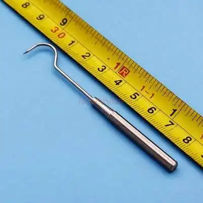 Зубочистка из нержавеющей стали 304 портативный металлический крючок инструмент