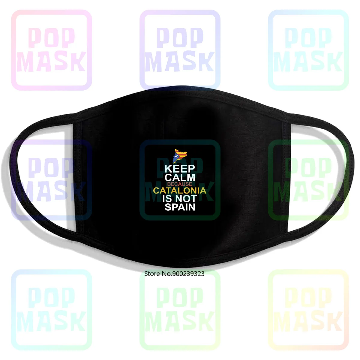 Keep Calm потому что Каталония это не Испанский Стиль многоразовая хлопковая маска