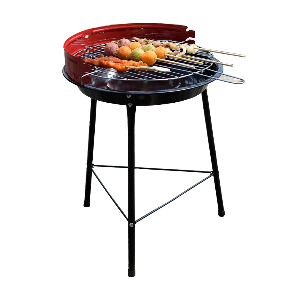 Mini BBQ Grill Korean Portable Charcoal Lightweight Barbecue Home Outdoor Oven Plate Roasting Cooker Meat Tools | Дом и сад