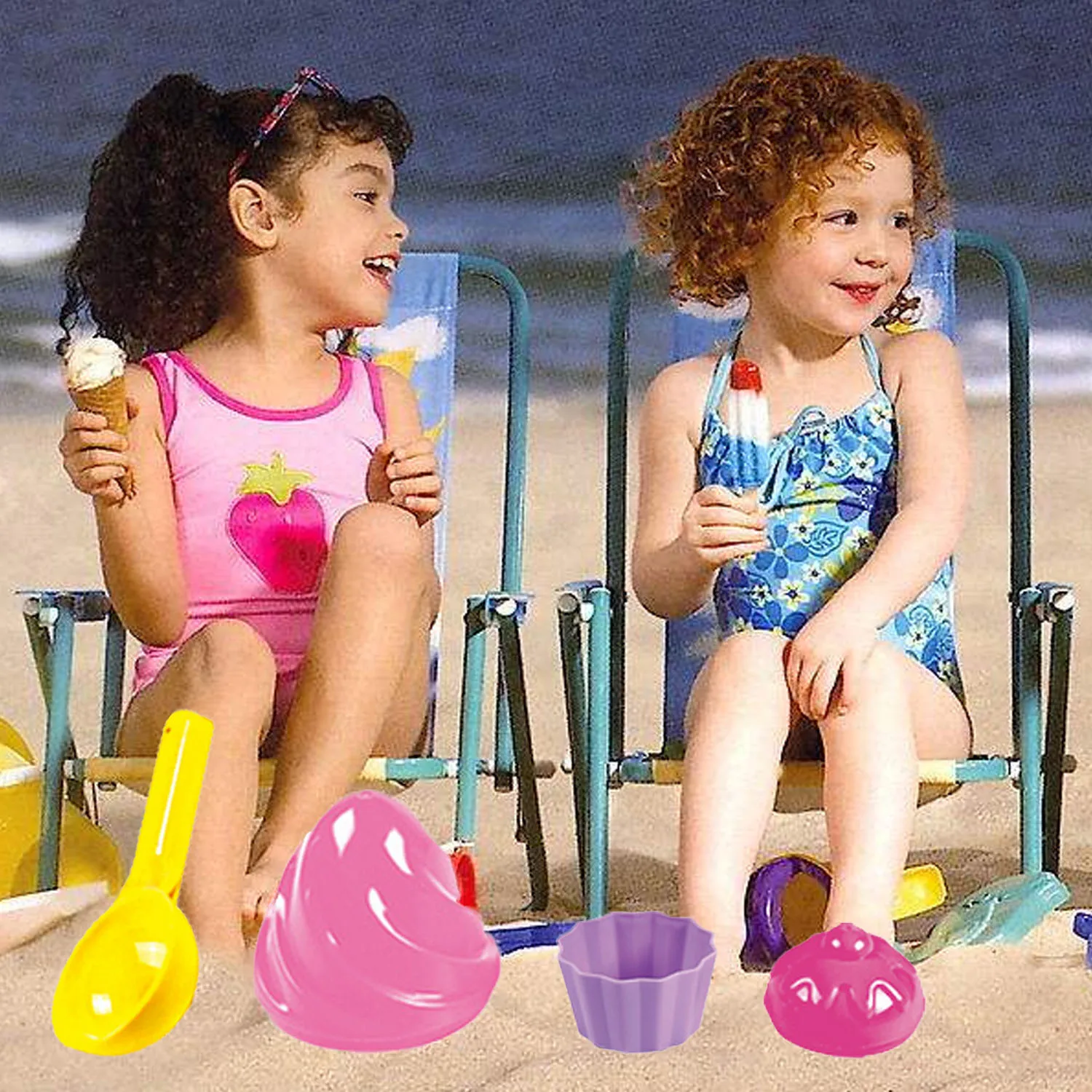 9 шт. Kawaii мороженого форма для выпечки тортов летние пляжные песочные игры