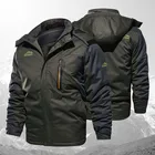 Флисовые походные куртки большого размера 8XL, Мужская зимняя уличная спортивная ветровка для рыбалки, треккинга, кемпинга, Мужская Толстая теплая одежда с капюшоном