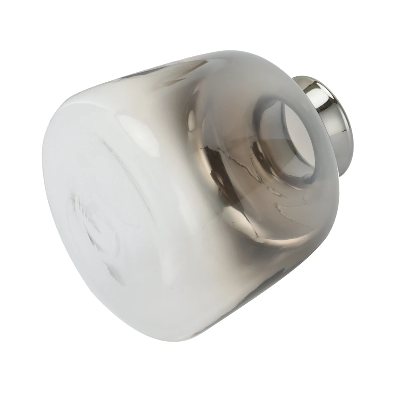 Скандинавская Серебряная стеклянная ваза скандинавские гальванизированные