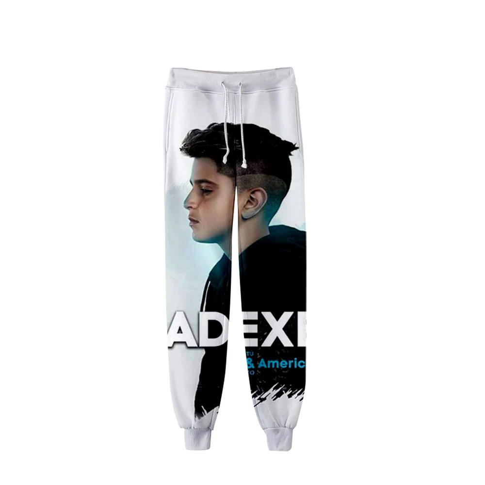 

Singer Adexe & Nau Sweat Pants 3D Joggers Pants Trousers Men/Women High Street Hip Hop Sweatpants Pantalon Homme Streetwear