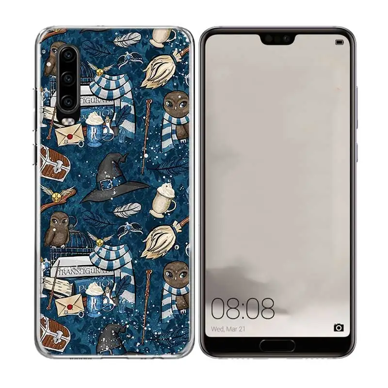 Harry Magician Silicone Back Case For Huawei P30 P20 Mate 30 20 10 Pro P10 lite P Smart + Plus Z 2019 Cover |