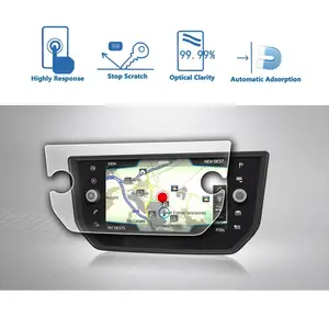 lfotpp for arona 8 inch 2018 2019 car navigation display tempered glass screen protector film auto interior protective sticker free global shipping