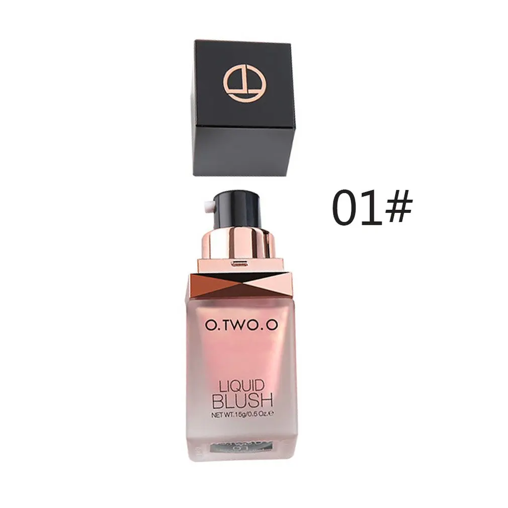 

O.TWO.O Professional Portable Liquid Blush Makeup Blush Long Lasting Liquid Blush Comestic Make Up Blusher Tool
