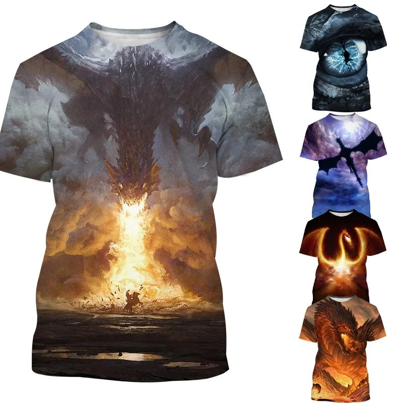 

Cool 3D Printed T-shirt Men's and Women's Casual Short-sleeved T-shirt