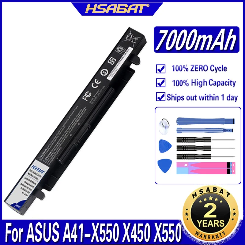 Аккумулятор X550 7000 мАч для Asus A41-X550 A450 A550 F450 F550 F552 K550 P450 P550 R409 R510 X450 X550C X550A X550CA |
