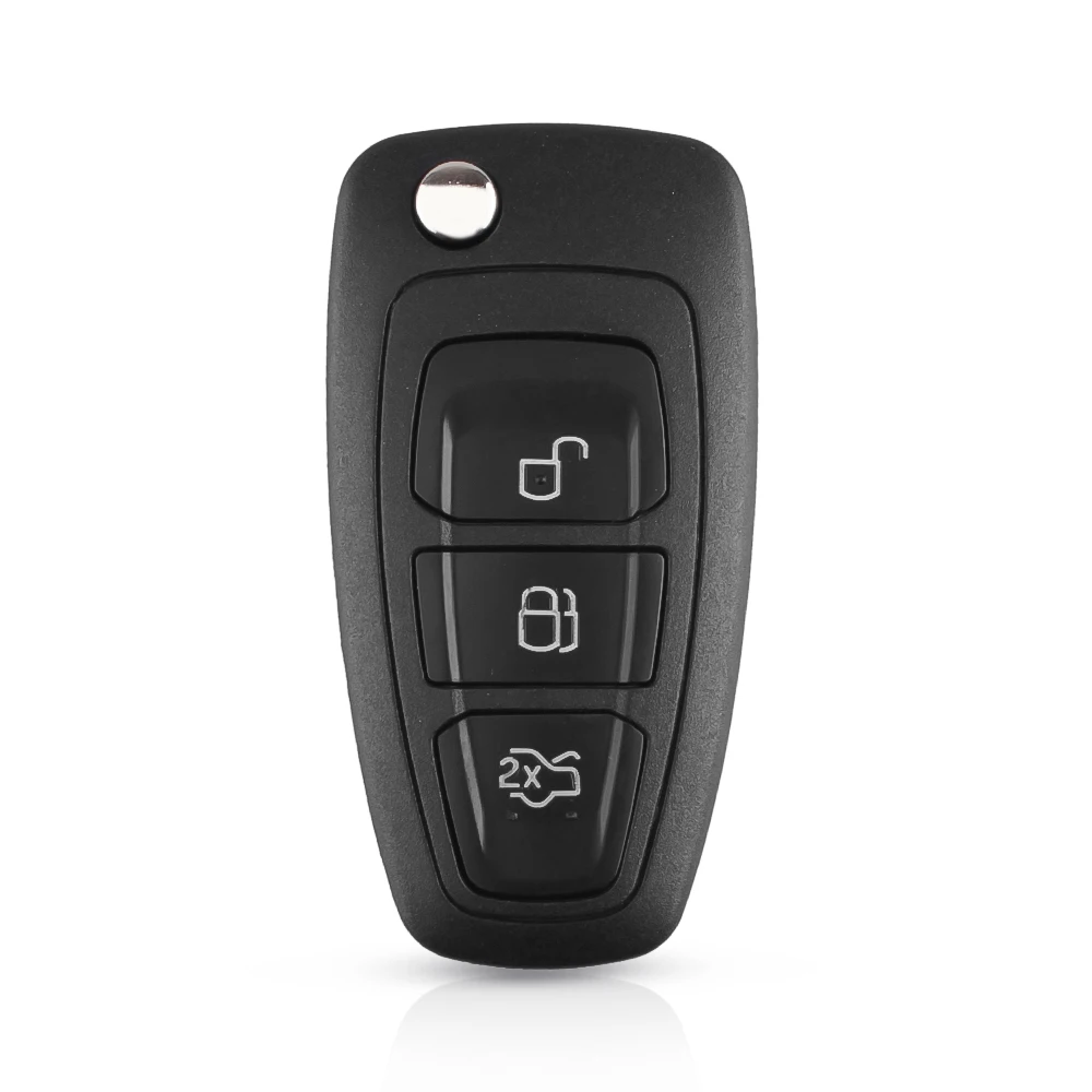 KEYYOU 3 Buttons Flip Folding Remote Car Key Shell For Ford Focus Mk1 Mondeo Transit Cover Fob Case FO21 Blade Styling | Автомобили и