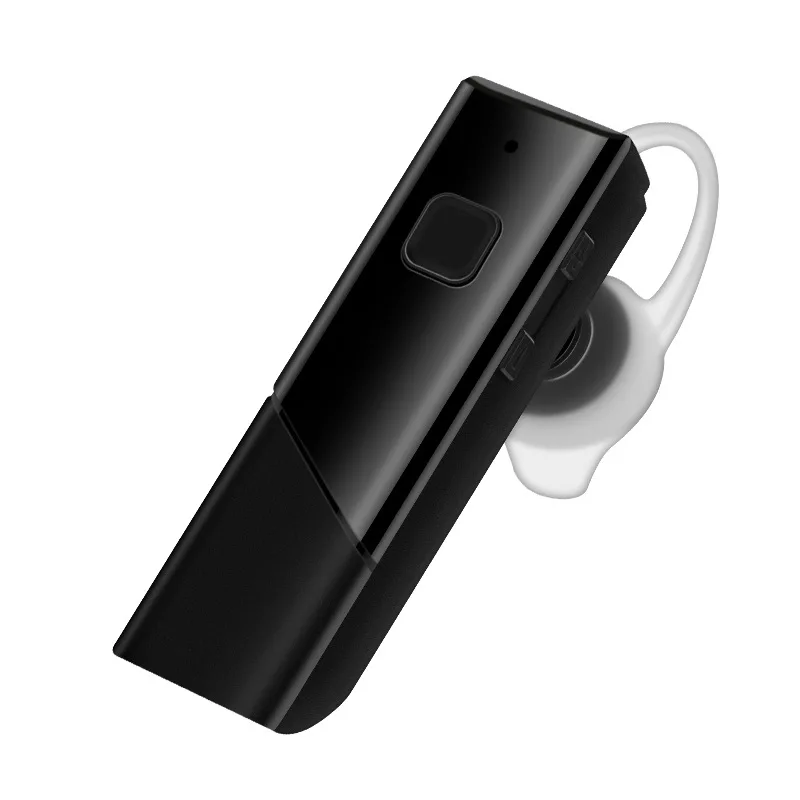 black A YuBeter Bluetooth крючок для наушников-вкладышей спортивные бизнес беспроводные наушники устойчивое шумоподавление встроенный микрофон для автомобиля громкой связи - Цвет: black A