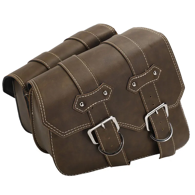 DERI новые sac moto 2 шт. мотоциклетные винтажные Ретро кожаные боковые седельные сумки