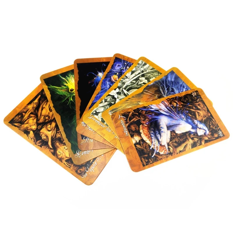 66pcs Tarot Cards Deck The Faeries' Oracle Beautifully Designed Durable Fairy Paper Card For Fun Playing Board Games | Спорт и