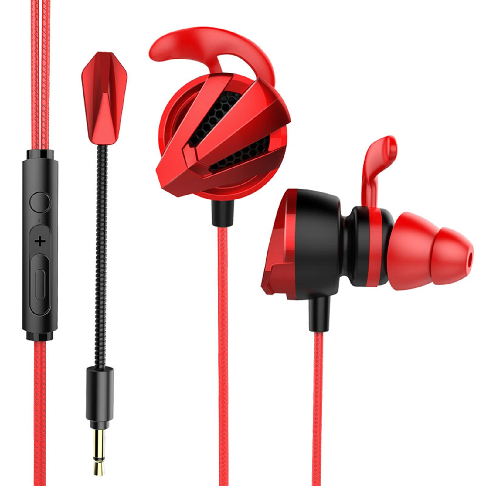 

HOT SALESNew Arrival Universal Wired Heavy Bass Gaming In-ear Earphone with Mic for Phone/Computer