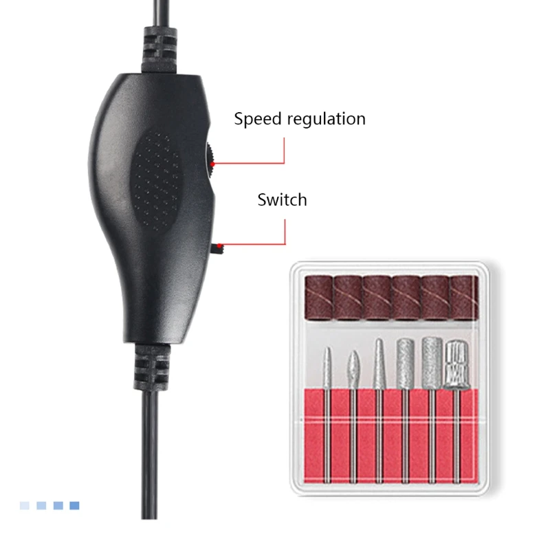 

Electric USB Nail Drill Machine File Nails Art Supplier for Acrylic Gel Professional Manicure Pedicure Polishing Tools Use