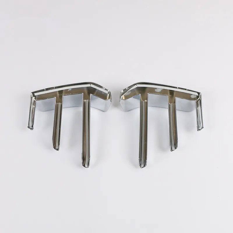 Car Styling Front Fog Lamp Frame Decoration Cover Trim Stickers 2Pcs For Audi Q3 ABS Auto Exterior Accessories Modified
