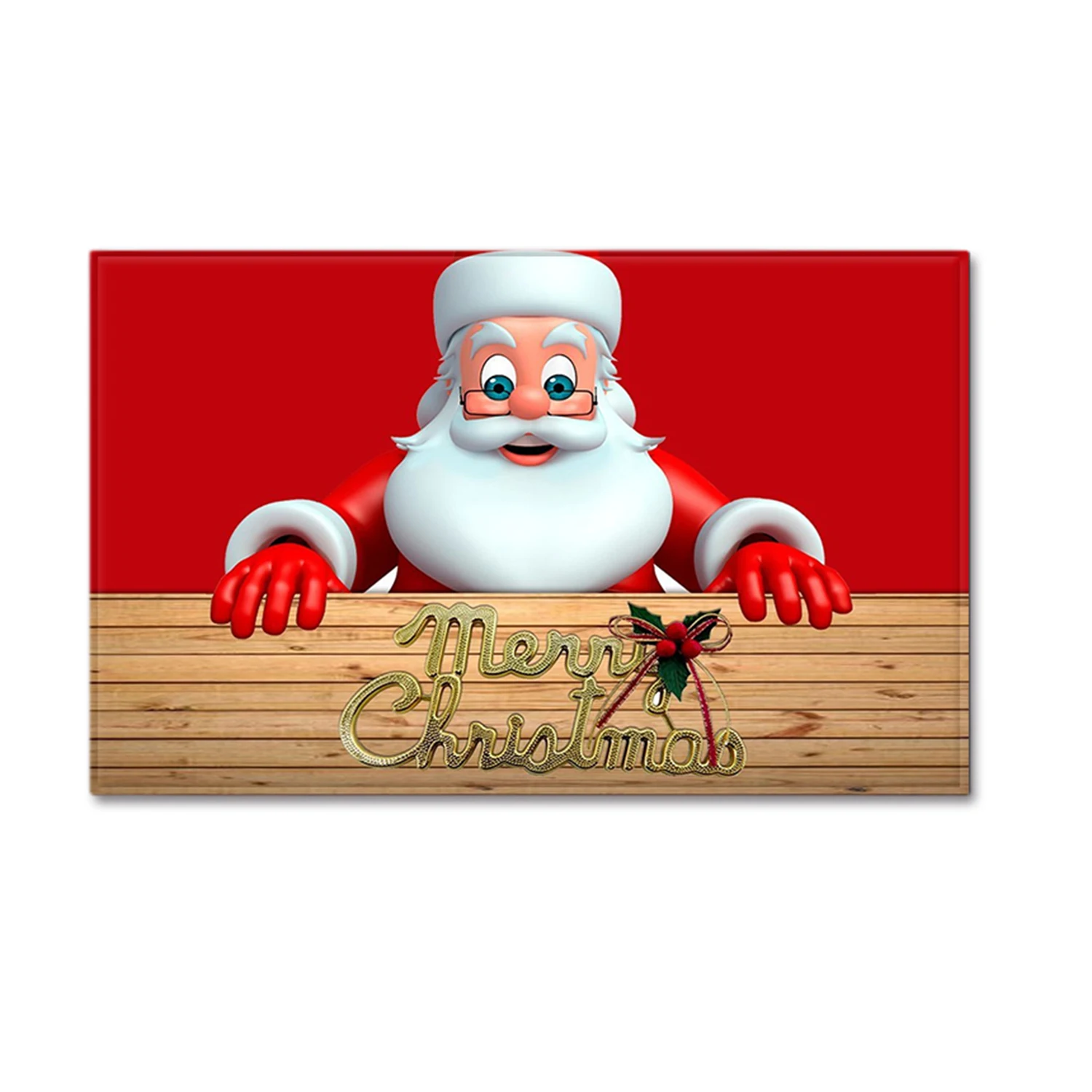 400*600 мм дверной коврик рождественский стиль напольный нескользящий с Рождеством