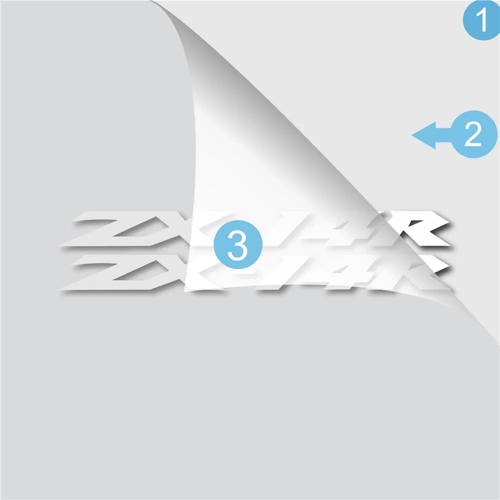 Наклейки для мотоцикла водостойкие с логотипом KAWASAKI ZX-14R ZX14R zx 14r - купить по