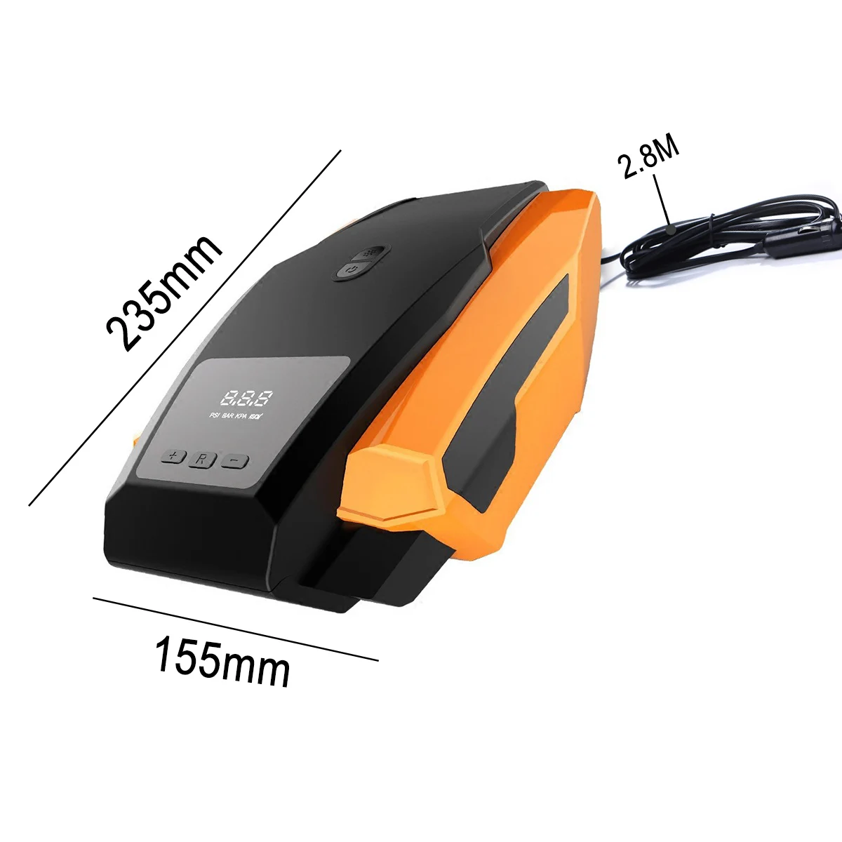 

150PSI Car LED Digital Display Air Compressor Portable Inflatable Pump 12V Automobile Tire 40L/Min Fast Mini Auto Electric