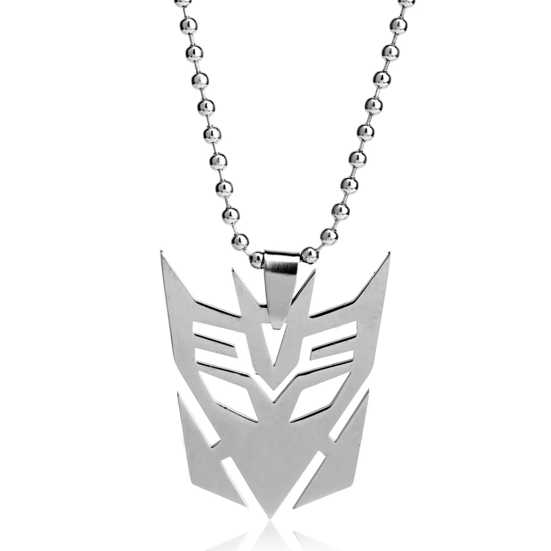 

Stainless Steel Pendant Necklace Symbol Head Shape Necklaces Jewelry Cut Gift for Movie Fans