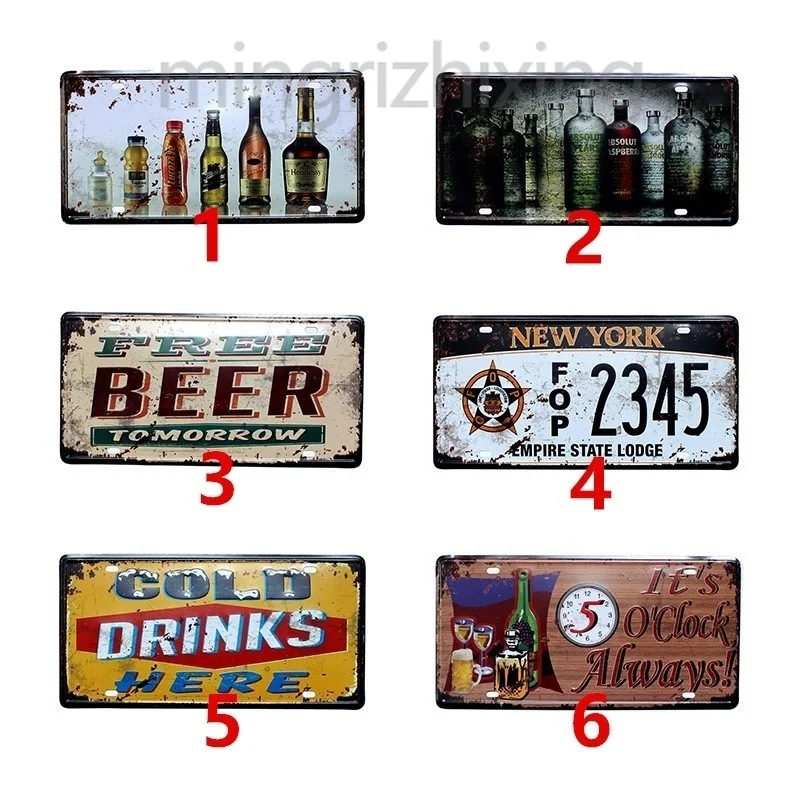 Металлический модный креативный стильный дом офис гараж для украшения стен