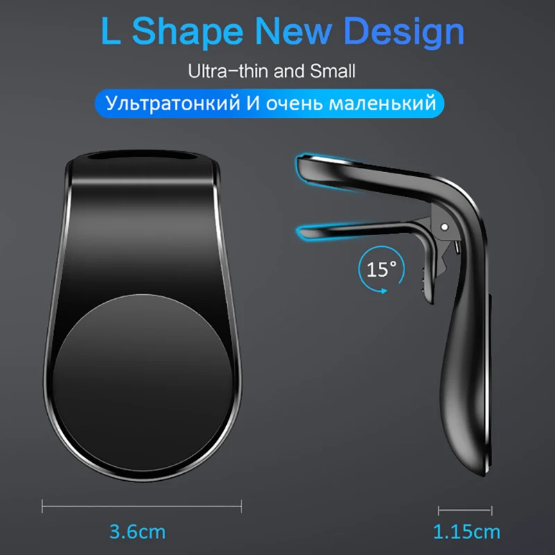 

Magnetic Car Holder Phone GPS Navigation stand Car Air Vent Mount Clip Strong Magnet Mobile Cell Smartphone Holder Auto Support