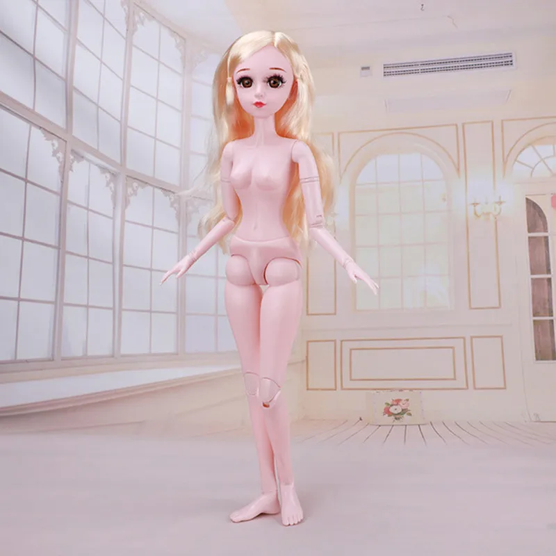 Шарнирная кукла 60 см с подвижными суставами 3D глазами мигающими двумя стилями